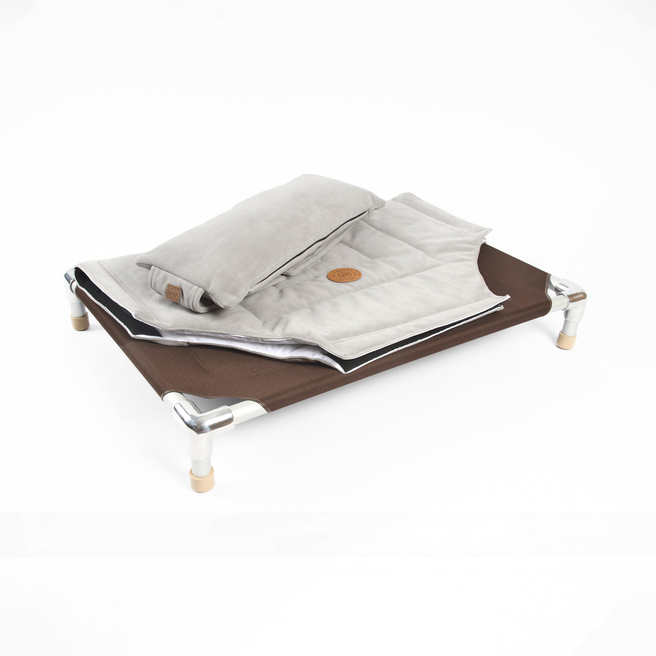 Cama para perro resistente hamaca elevada grigio be trendy