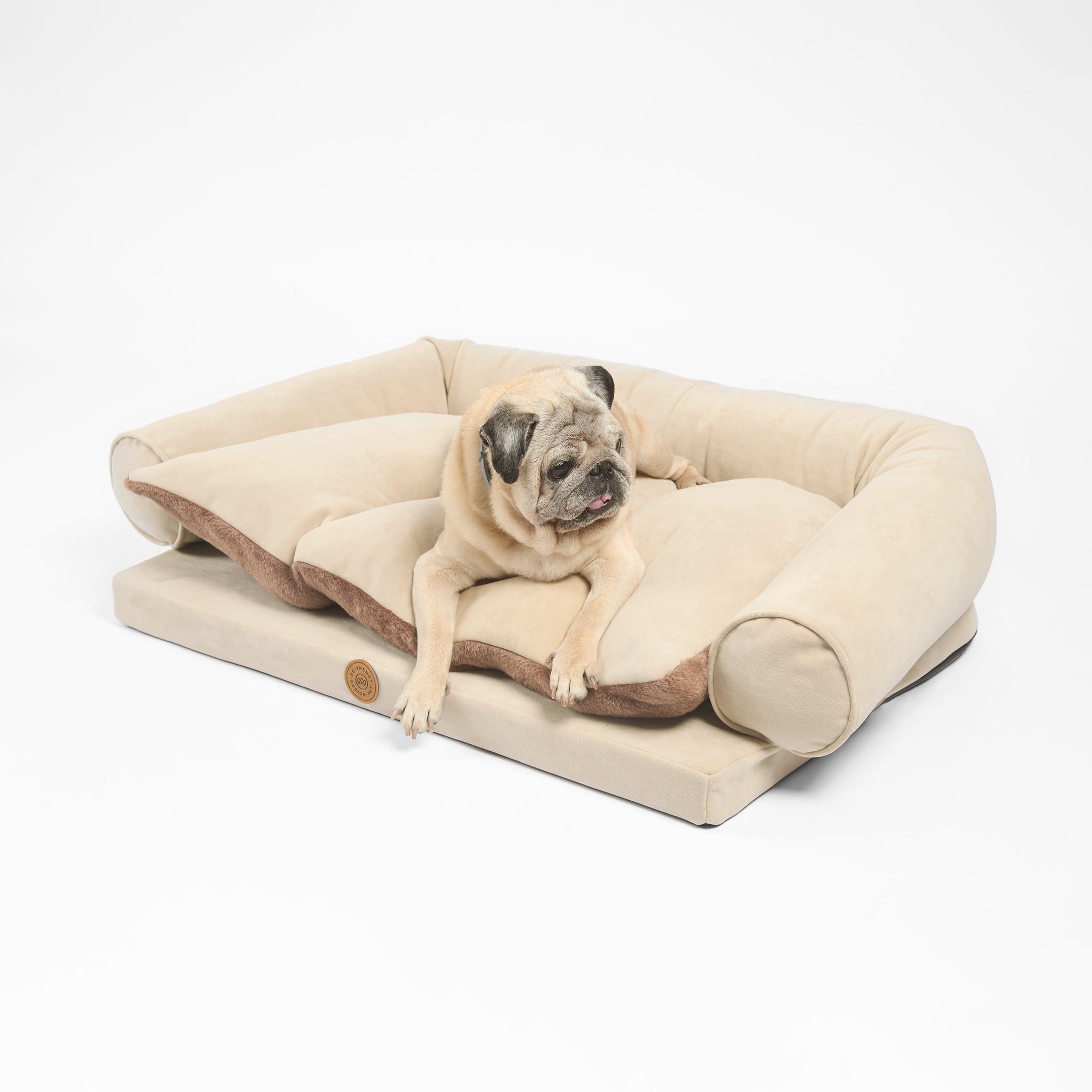Cama para perros grandes y medianos benefit be trendy