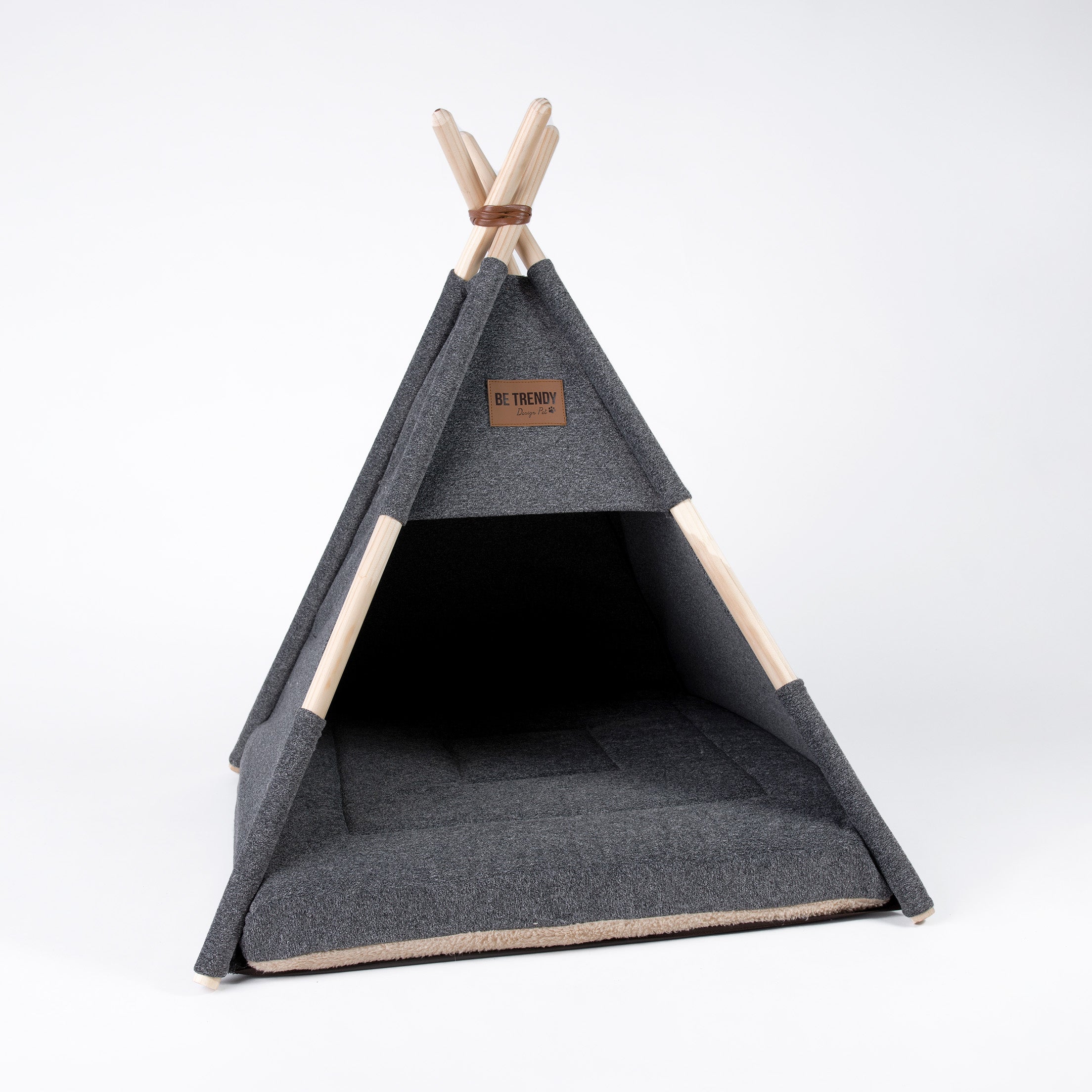 Casa para perros cama tipi teepee fonce be trendy