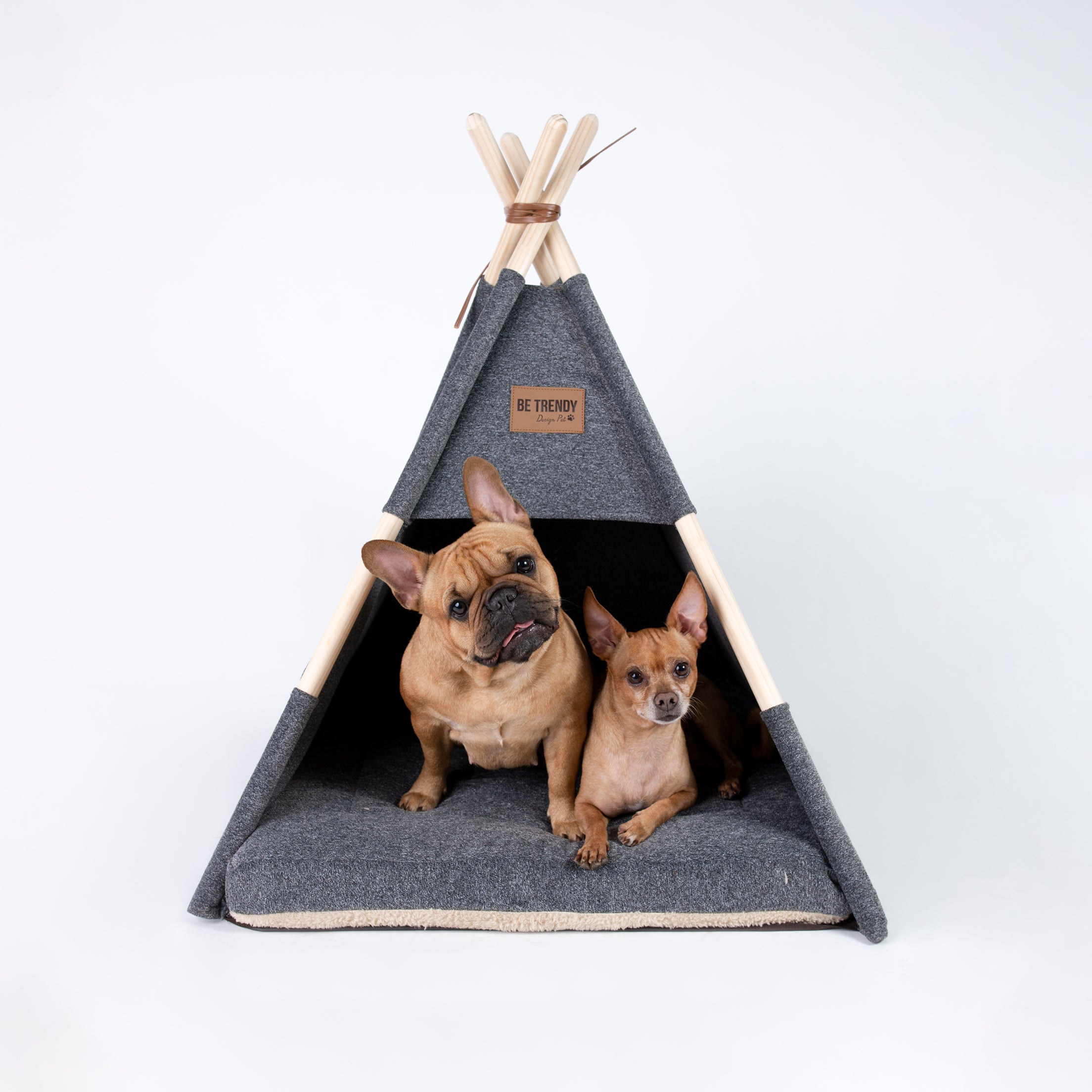 Casa para perros cama tipi teepee fonce be trendy
