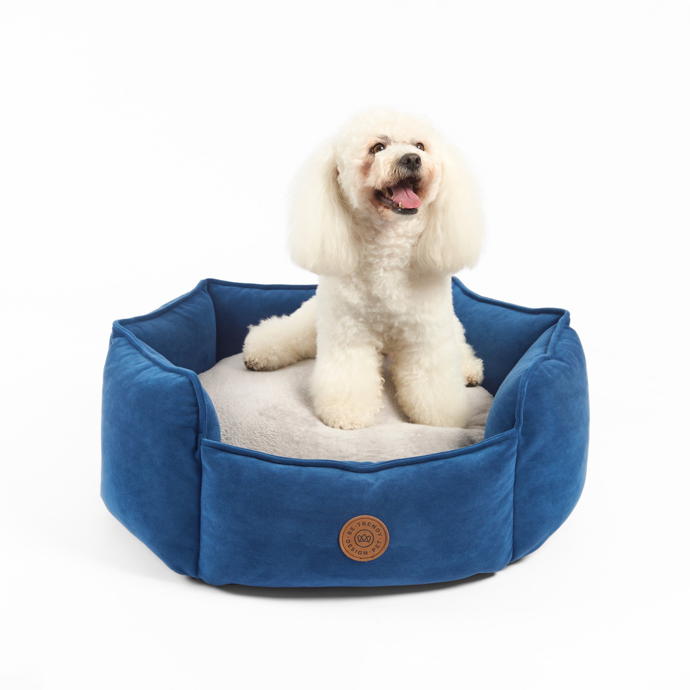 Cama para perros lavable hipoalergénico Rois Navy Lima peru Be trendy