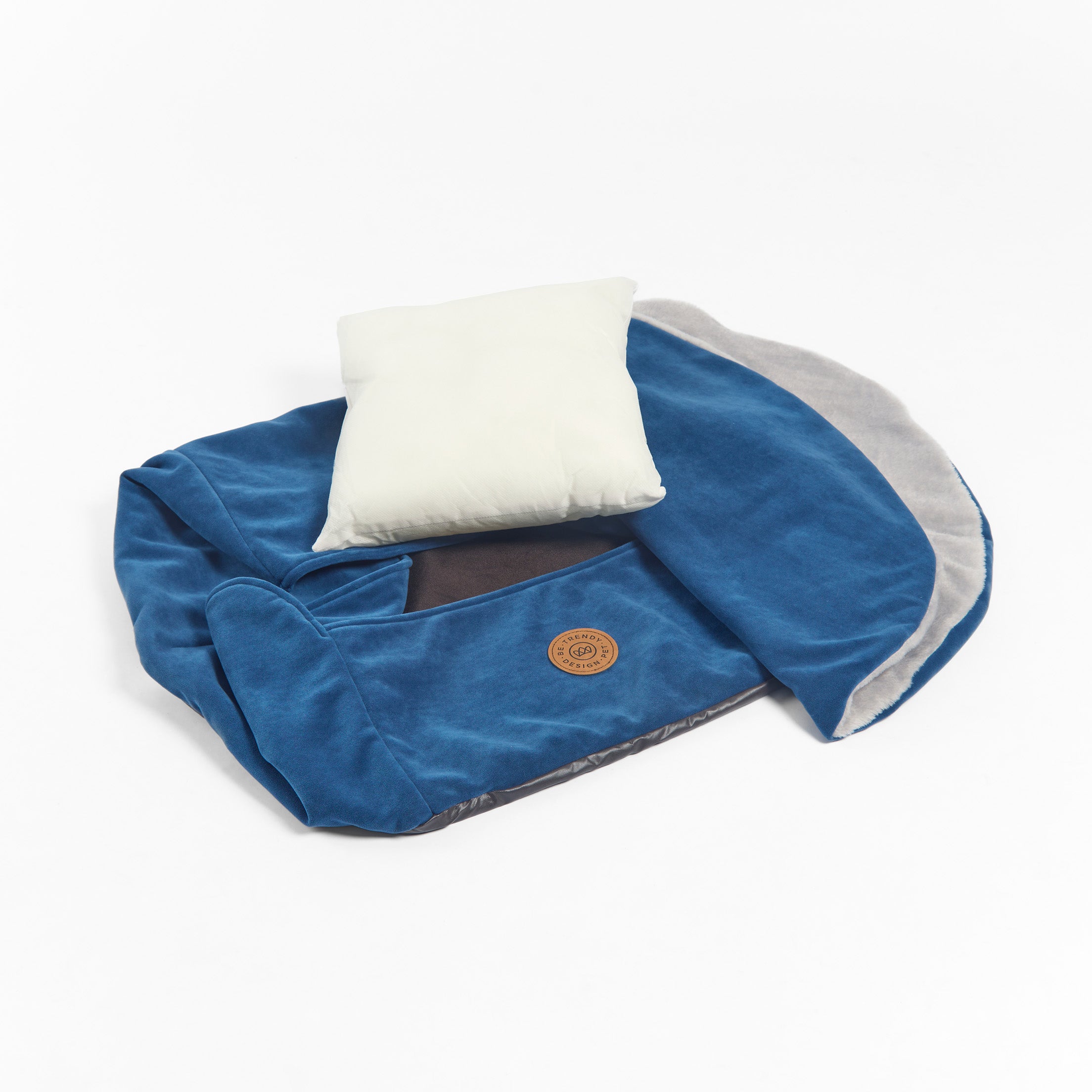 Cama para perros lavable hipoalergénico Rois Navy Lima peru Be trendy