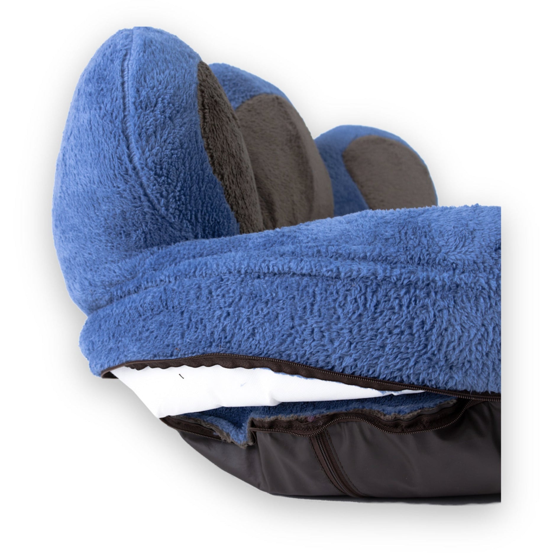 CAMA PARA PERRO HUELLA COBALTO